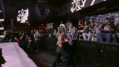 ANNOUNCER: Beautiful
elevation, and a suicide dive! - The Wrestlers