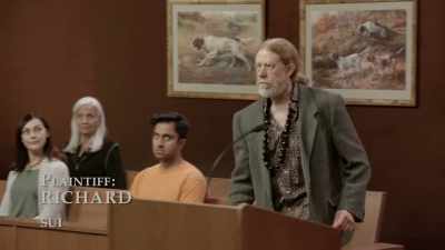 ANNOUNCER: He claims his religious freedom to handle snakes - Gary Busey: Pet Judge