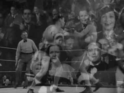 ANNOUNCER:
Another terrific round, two more- - Kid Galahad