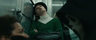 As you exit, please be careful of the platform and the train. - Scream VI