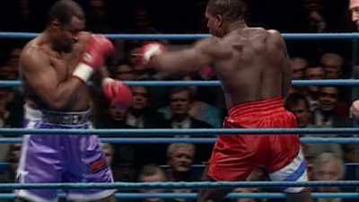 - [Announcer] Jesse "The
Boogieman" Ferguson! - Bruno v Tyson
