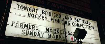ANNOUNCER:
Ladies and germs, welcome to - Goon: Last of the Enforcers