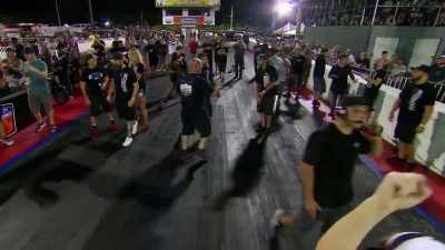 [announcer] Left lane! - Street Outlaws No Prep Kings Team Attack