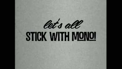 ANNOUNCER: Let's all
stick with mono. - Bob Dylan: Odds and Ends