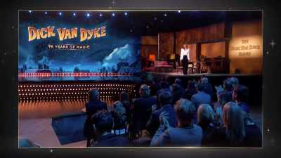 ANNOUNCER:
More celebrity surprises ahead - Dick Van Dyke: 98 Years of Magic