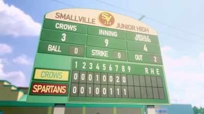 [announcer] Now batting, Jonathan Kent! - Batman and Superman: Battle of the Super Sons