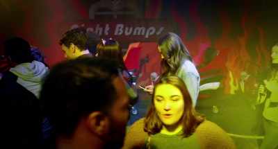 ANNOUNCER: (ON SPEAKER)
Beware! Night Bumps - Hell Fest