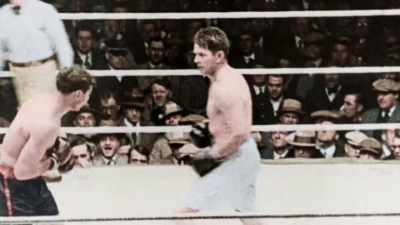 Announcer: OVER, IT'S ALL OUT,
AND DEMPSEY IS PRACTICALLY... - America in Color