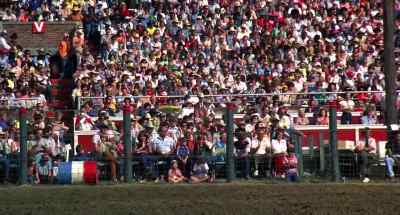 ANNOUNCER [OVER PA]:
That's it for the preliminary activities. - Stir Crazy