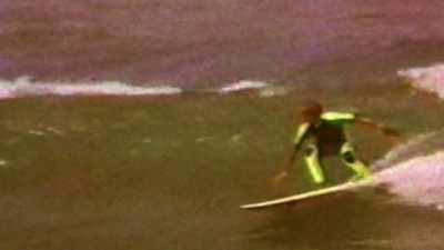 Announcer:
Rob Machado winning the heat - Momentum Generation