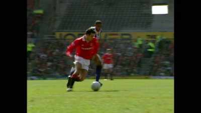 [announcer]
That's a great touch
by Cantona for Giggs. - Fever Pitch: The Rise of the Premier League