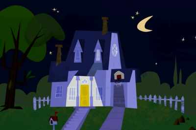 ANNOUNCER: That's right.
Your fully electronic nightmare house - Johnny Test