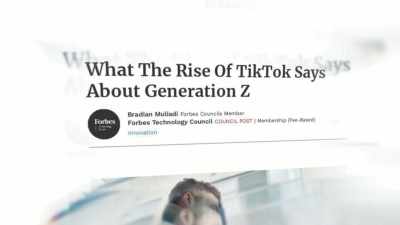 ANNOUNCER: TikTok
has captured the attention - TikTok, Boom.