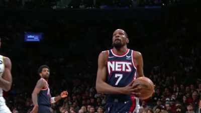 [announcer]
To Durant on the rack attack. - Destination NBA: A G League Odyssey