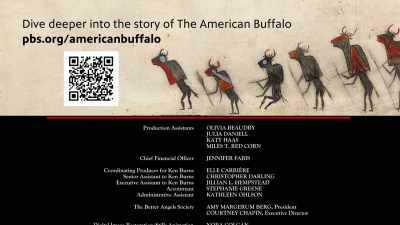 Announcer: Visit pbs.org
or scan this QR code - The American Buffalo