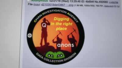 Anons would go on digs... - Q: Into the Storm