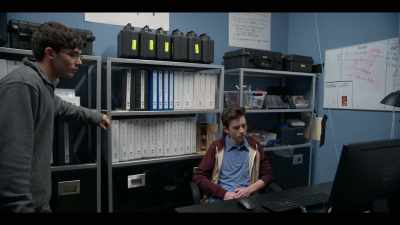 [anonymous student on video]  ...if I
didn't say he did it, that she'd fail me. - American Vandal