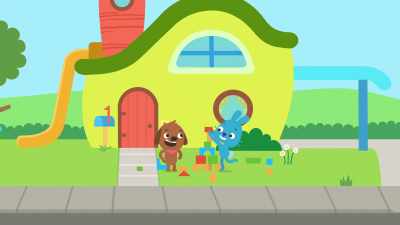 Another block,
and another block, and another block. - Sago Mini Friends