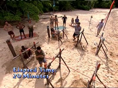 Another five minutes
have elapsed. - Survivor
