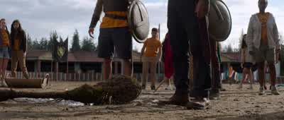 Another giant broke through. - Percy Jackson and the Olympians