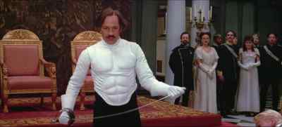 - Another hit what say you?
- A touch, a touch, I do confess. - Hamlet