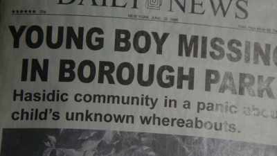 Another kid went missing
from Brooklyn today, - Gravesend