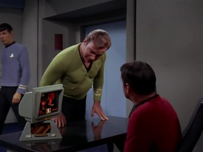- Another technical journal, Scotty?
- Aye. - Star Trek