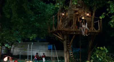 So another top secret hiding placeYou're the second girl I've had up hereThe first was my momShe only climbed up here to get me downWell I'm honoured This place is so coolMe and my dad built itIs that the coach from U ofA down thereYeah He's at my house - High School Musical 3