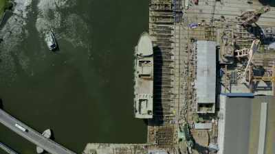 Another triumph
of Gdańsk's historic shipyards. - Europe From Above