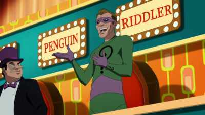 Answer, because we're all
doing his bidding. (LAUGHING) - Batman vs  Two Face