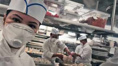 Answering phones,
delivering medication, - The Last Cruise