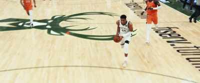 Antetokounmpo on the steal. - Giannis: The Marvelous Journey
