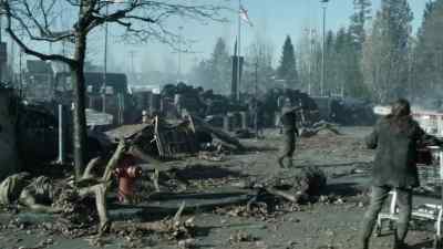 Anthony: Let's get these carts
put in here, guys. - Falling Skies