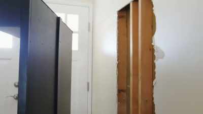 [Anthony] So I thought
there was like a little shelf - Help! I Wrecked My House