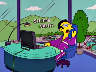 Anti-trust suit.
Anti-trust suit... - The Simpsons