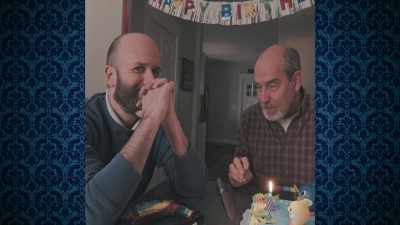 (Antigone and Eddie singing)
♪ Happy birthday to you ♪ - Caviar