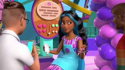 Anting-anting ini! Anna membuatnya. - Barbie: Skipper and the Big Babysitting Adventure