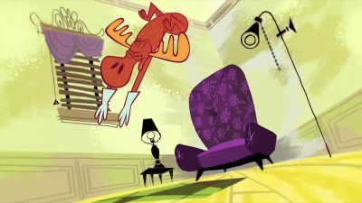 Antler bash - The Adventures of Rocky and Bullwinkle