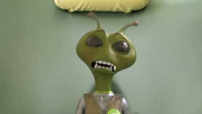 [anxious questioning] - Alien TV