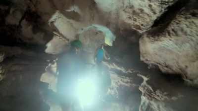 Any caver in the
world would be thrilled - Lost Treasures of the Maya