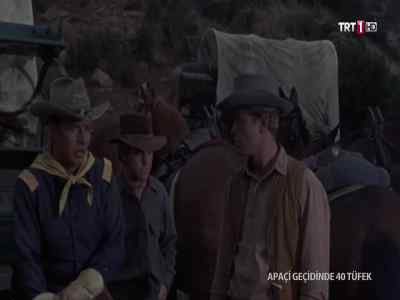Any chance those Apaches will
hit tonight, Captain? - 40 Guns to Apache Pass