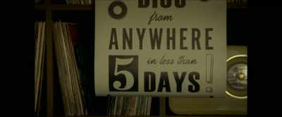 Any disc from anywhere
in less than 5 days. - Midas Man