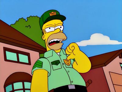 Any last words,
Simpson? - The Simpsons