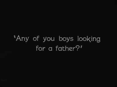"Any of you boys looking for a father?" - Steamboat Bill, Jr