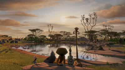Any old music will do Beautiful, isn't it? - Madagascar: Escape 2 Africa
