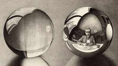 Any schoolboy
with a little aptitude - M. C. Escher: Journey to Infinity