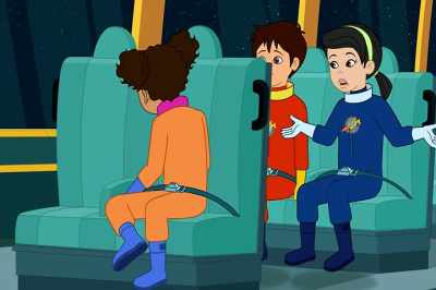 Any second, we could fall to our doom! - The Magic School Bus Rides Again