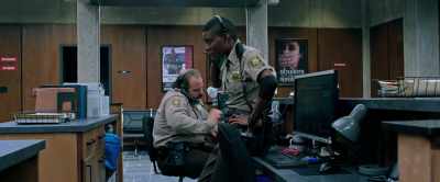 Any signs of a shoot-out, - Copshop