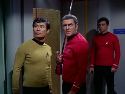 Any signs of those
devils, Mr. Sulu? - Star Trek