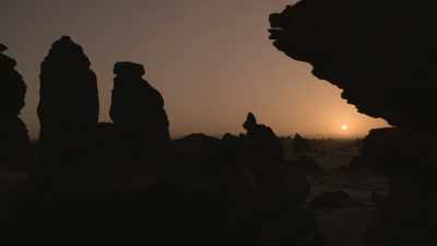 Any water here soaks away
or evaporates in seconds. - Prehistoric Planet